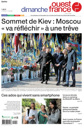 Cover of Dimanche Ouest France (Sarthe)