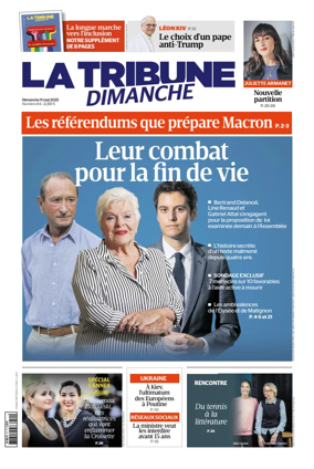 Cover of La Tribune Dimanche (France)