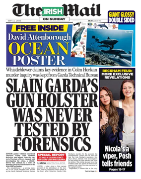 Cover of The Irish Mail on Sunday