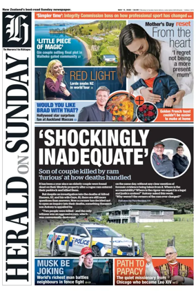 Cover of Herald on Sunday