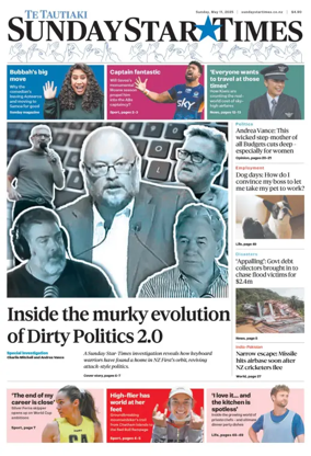 Cover of Sunday Star-Times