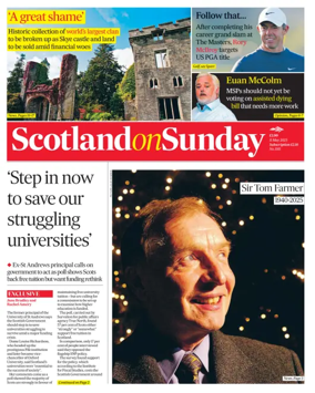 Cover of Scotland on Sunday