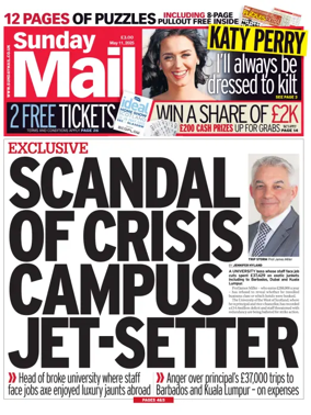 Cover of Sunday Mail (UK)