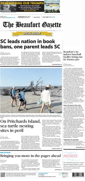 Cover of Beaufort Gazette (Sunday)