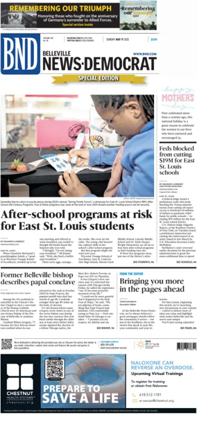 Cover of Belleville News-Democrat (Sunday)