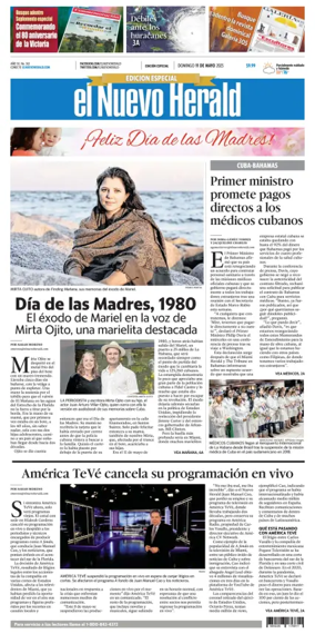 Cover of El Nuevo Herald (Sunday)