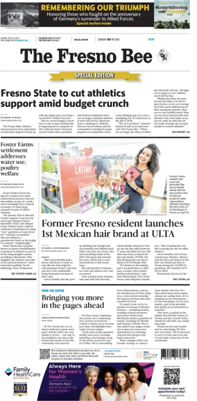 Cover of The Fresno Bee (Sunday)