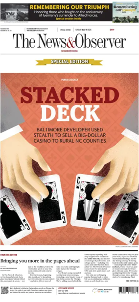 Cover of The News & Observer (Sunday)