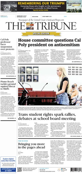 Cover of The Tribune (SLO) (Sunday)