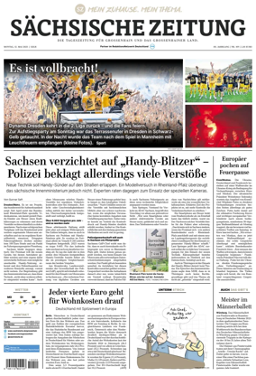 Cover of Sächsische Zeitung  (Großenhain)