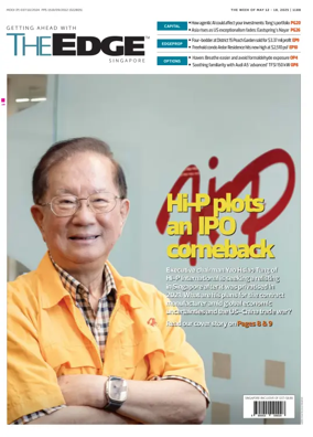 Cover of The Edge Singapore