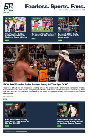 Cover of Stadium Rant