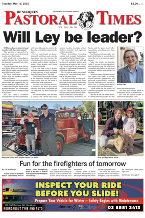 Cover of Deniliquin Pastoral Times