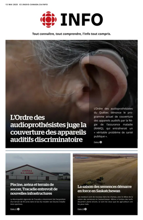 Cover of Radio-Canada Info