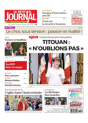 Cover of Le Petit Journal - L'hebdo du Lot-et-Garonne