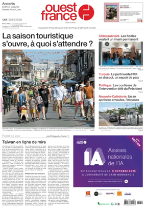 Cover of Ouest France (Ancenis)