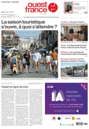 Cover of Ouest France (Avranches)