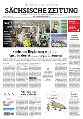 Cover of Sächsische Zeitung  (Niesky)