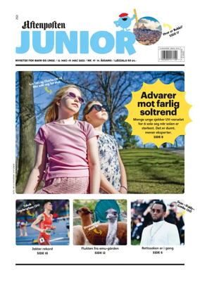 Cover of Aftenposten Junior