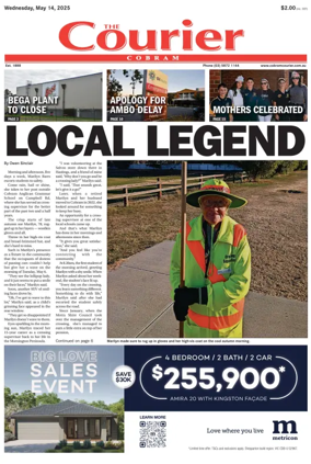 Cover of The Cobram Courier