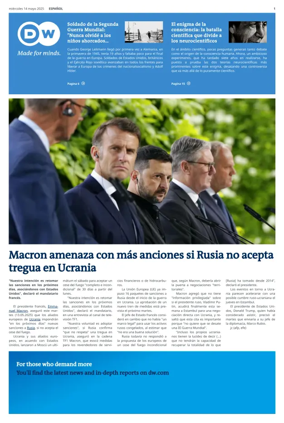 Cover of Deutsche Welle (Spanish edition)