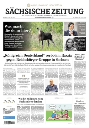 Cover of Sächsische Zeitung  (Niesky)