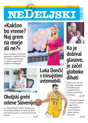 Cover of Nedeljski Dnevnik
