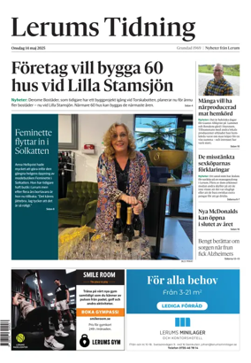 Cover of Lerums Tidning