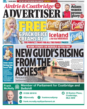Cover of Airdrie & Coatbridge Advertiser