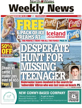 Cover of North Wales Weekly News