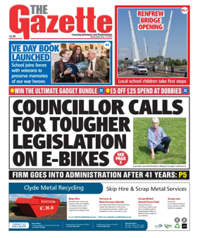 Cover of The Gazette (Scotland)