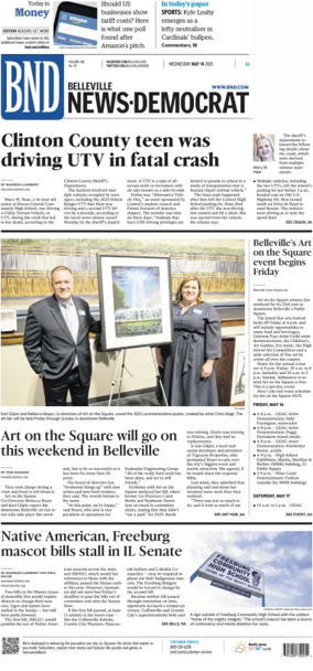 Cover of Belleville News-Democrat