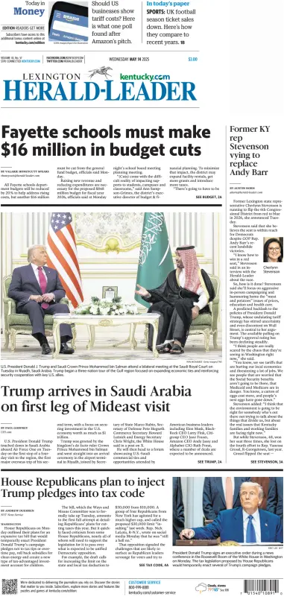 Cover of Lexington Herald-Leader