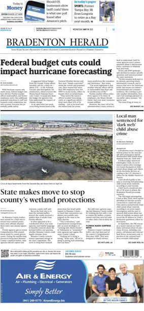 Cover of The Bradenton Herald