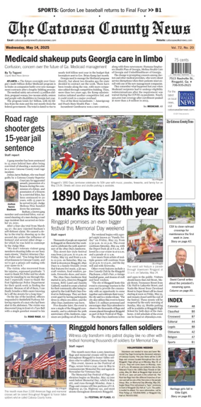 Cover of The Catoosa County News