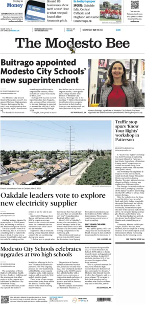 Cover of The Modesto Bee