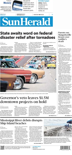 Cover of The Sun Herald