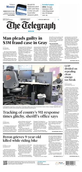 Cover of The Telegraph (Macon)