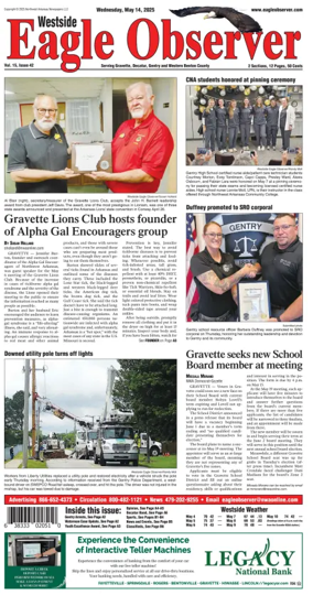 Cover of Westside Eagle-Observer