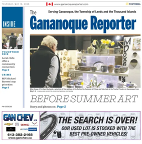 Cover of The Gananoque Reporter