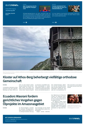 Cover of Euronews (German Edition)