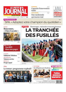 Cover of Le Petit Journal - L'hebdo local de l'Aveyron