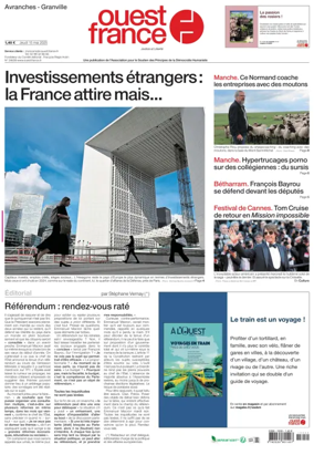 Cover of Ouest France (Avranches)