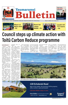 Cover of Taumarunui Bulletin