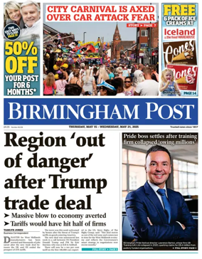 Cover of Birmingham Post