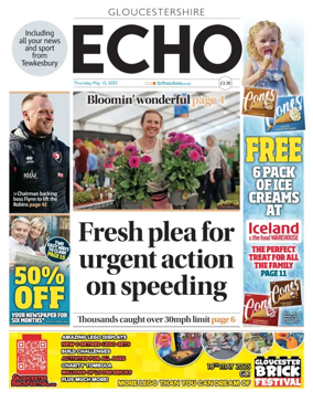 Cover of Gloucestershire Echo