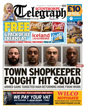 Cover of Scunthorpe Telegraph