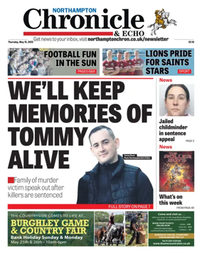 Cover of The Northampton Chronicle and Echo