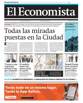 Cover of El Economista (Argentina)