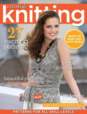 Cover of Creative Knitting (Australia)